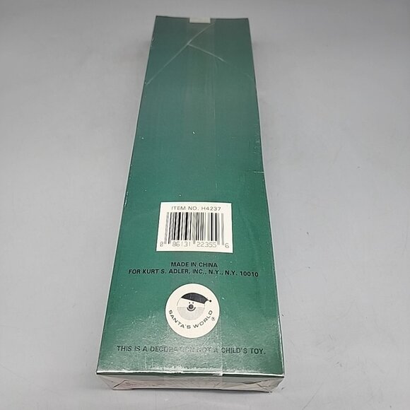 NIP Kurt S. Adler Christmas White Santa Taper Candles Set of 2 Original Box 12” - Picture 3 of 3